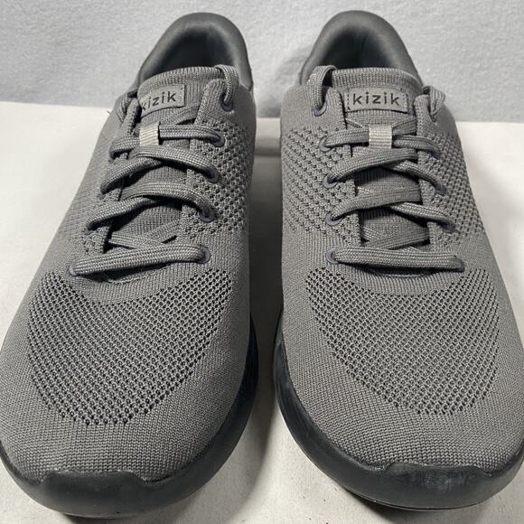Kizik Lima Handsfree Gray Knit Lace Up Shoes Sneakers Mens 11 / Womans 12.5 - Picture 3 of 8